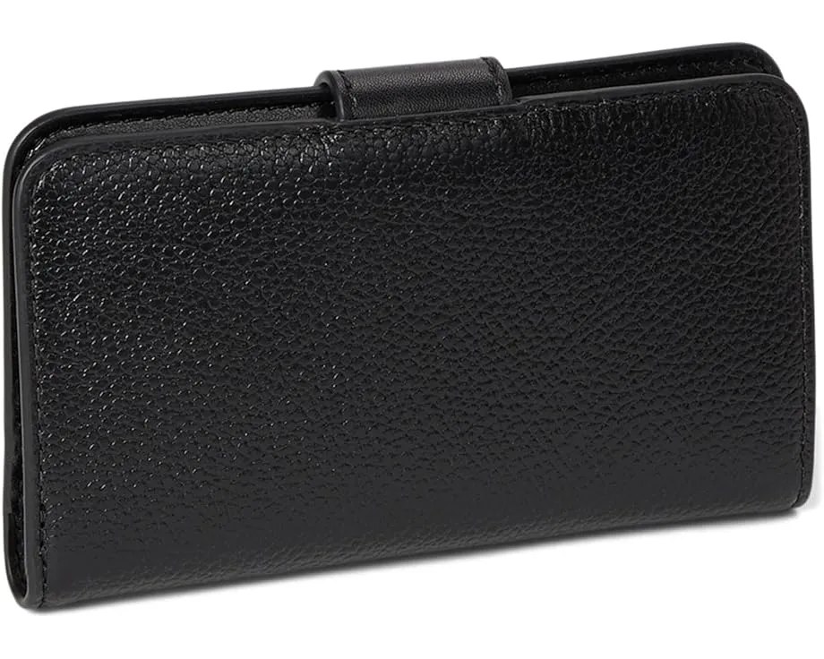 MICHAEL Michael Kors Кожаный кошелек Mk Charm Medium с карманом на клапане