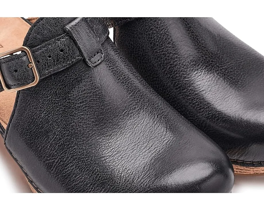 Клоги Dansko Leandra с кожаным верхом и энергопоглощающей подошвой