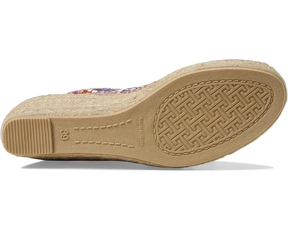 Эспадрильи Toni Pons Bernia PM с металлическим блеском и клиновидным каблуком