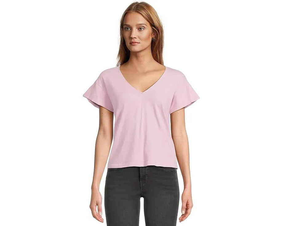 Футболка Michael Stars Tobi с V-образным вырезом и коротким рукавом