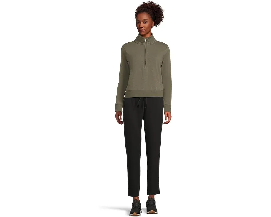 Полузипованный свитер Cloud от TravisMathew с расслабленным кроем и ребристыми манжетами