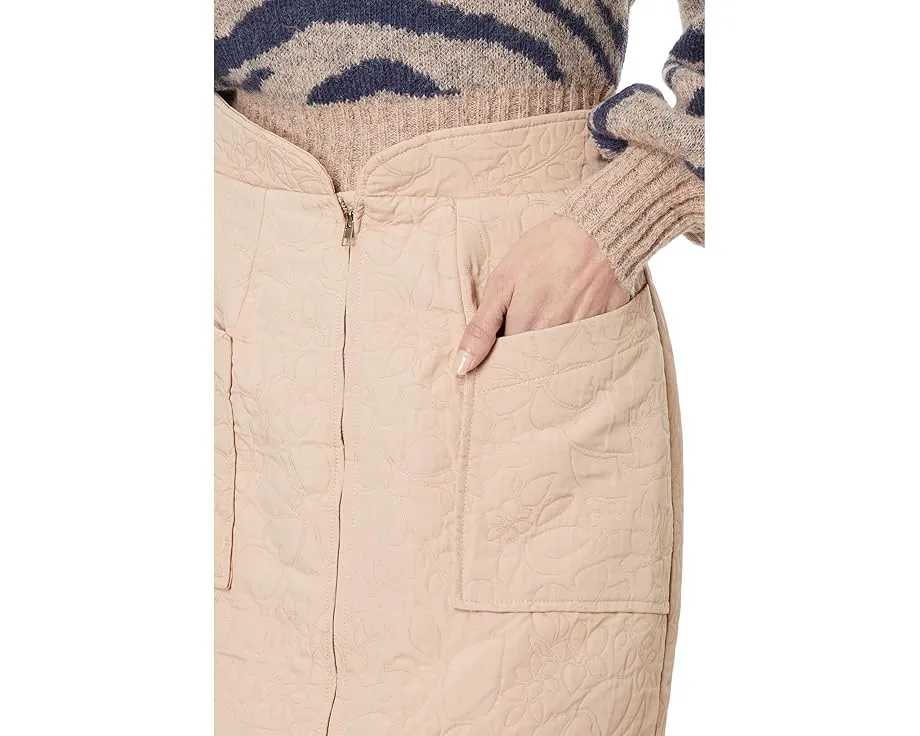 Мини-юбка Journee с стеганым узором и молнией от en saison