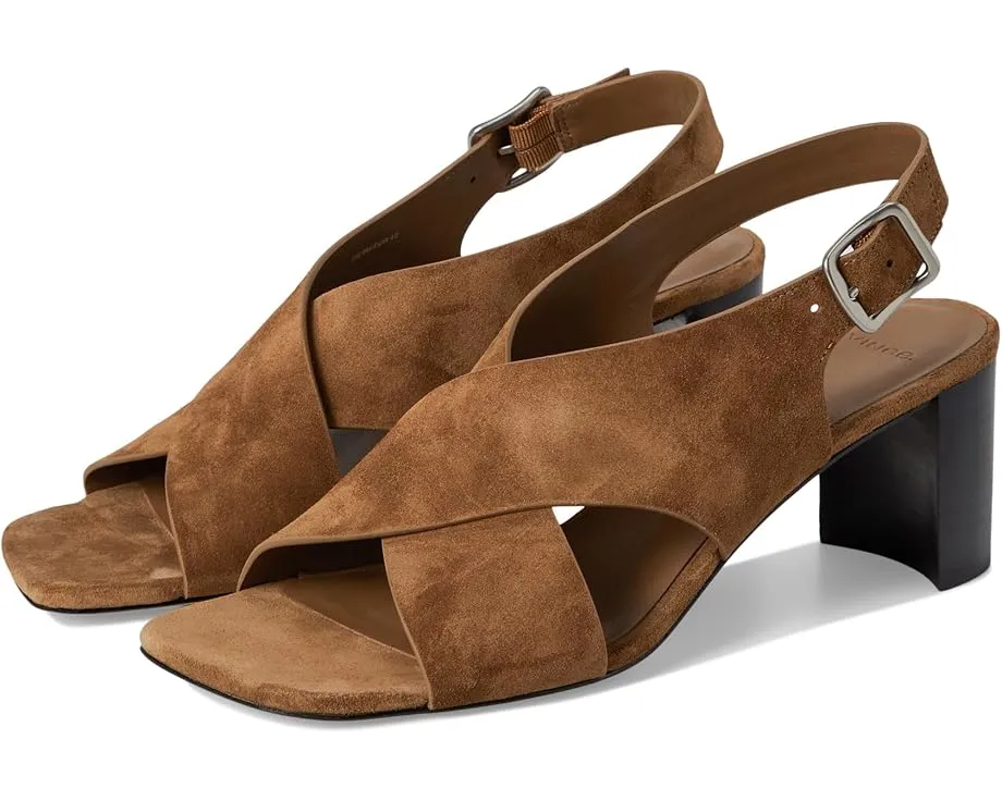 Босоножки Omega от Vince с перекрещивающимися бретелями и квадратным носком