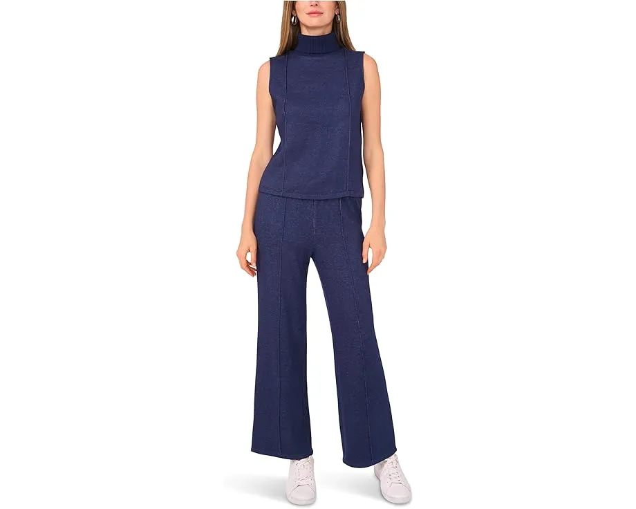 Топ Vince Camuto с высоким воротником и рельефной резинкой без рукавов