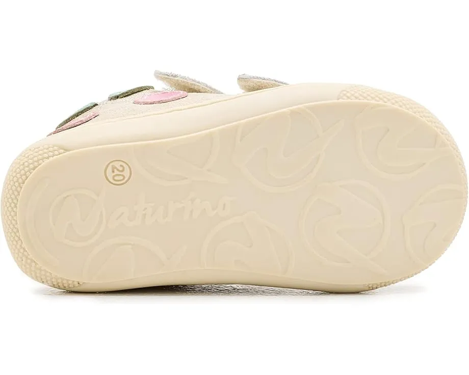 Naturino Xyndra Vl детские туфли с кожаным верхом и металлическим цветком