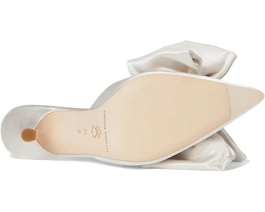 Туфли-мюли Loeffler Randall Margot Bow с бантом и стелькой из кожи