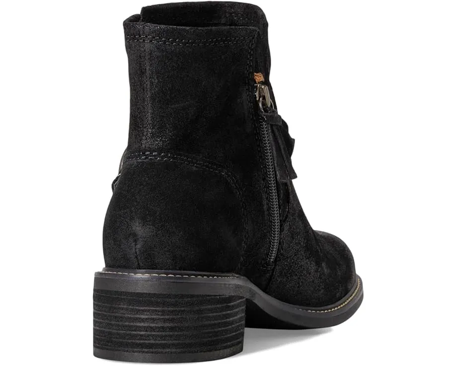Ботинки Sofft Miley из замши с косичкой и пряжкой на массивной подошве