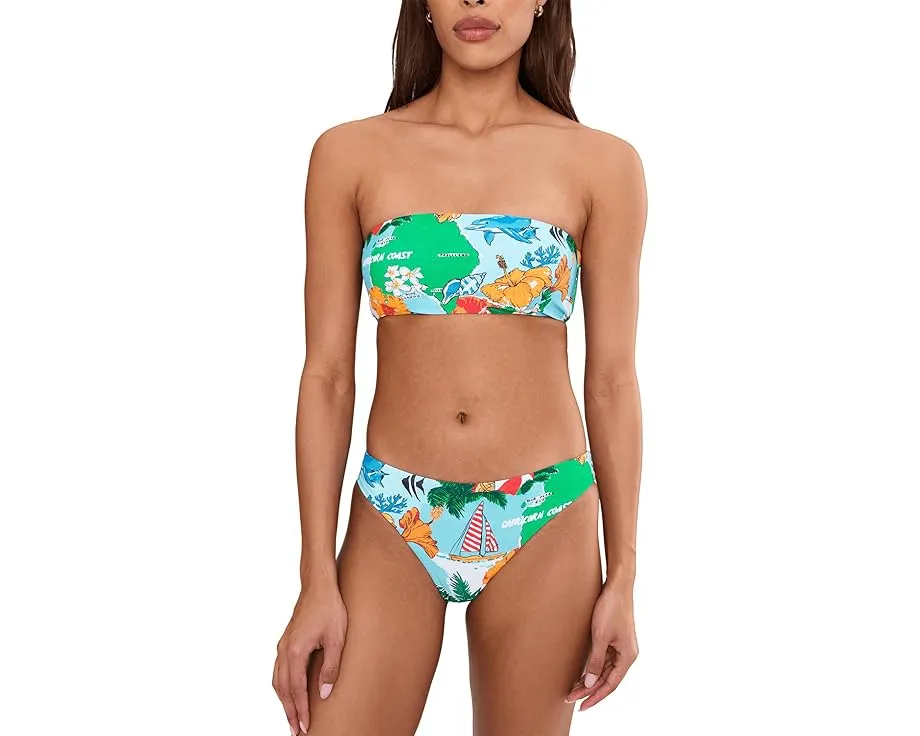 Шорты низкой посадки Seafolly Viva Vacation Hipster с принтом