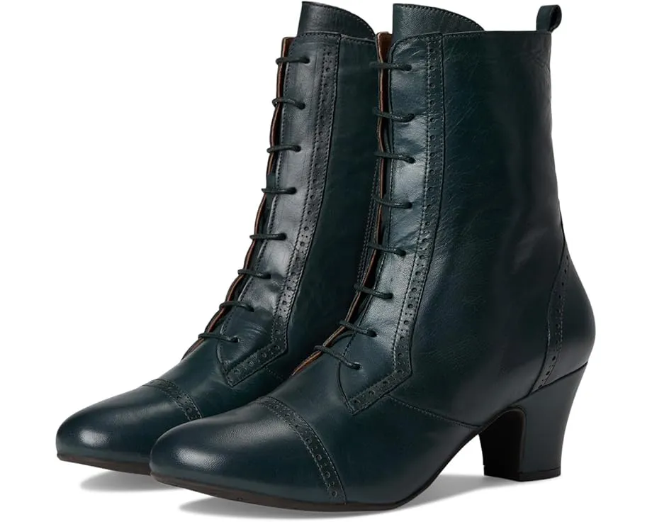 Ботильоны на каблуке Miz Mooz Flicka с круглым носком и шнуровкой