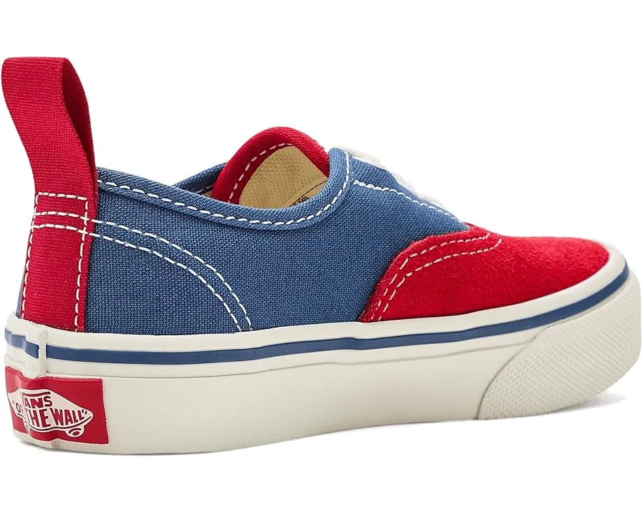 Кроссовки Vans Kids Authentic Elastic Lace с эластичными шнурками и цветным блоком