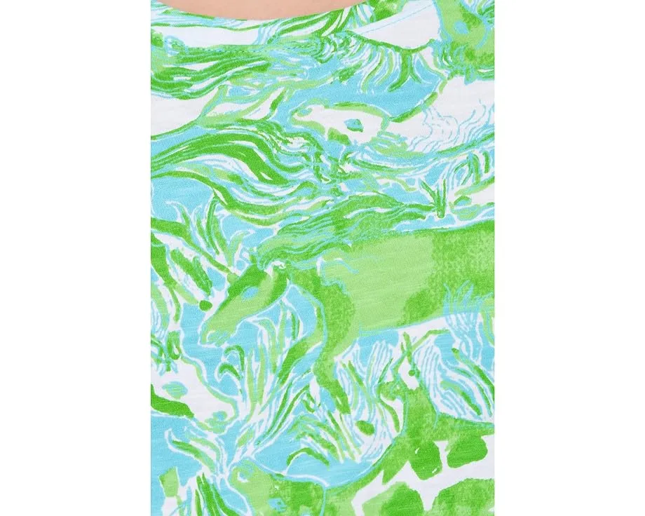 Топ Lilly Pulitzer Etta с круглым вырезом из пима-хлопка