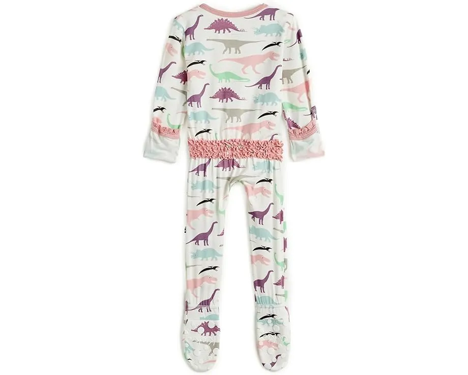 Комбинезон с рюшами и двусторонней молнией для малышей от Kickee Pants Kids