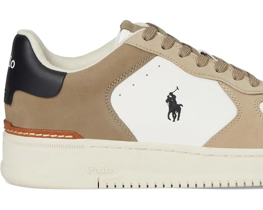 Polo Ralph Lauren Masters Court кроссовки из нубука и кожи с поддержкой стопы