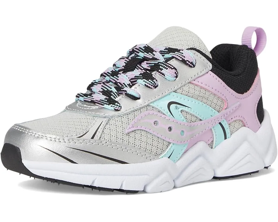 Детские кроссовки Saucony Kids Flash XT с сетчатым верхом и кожаной подметкой