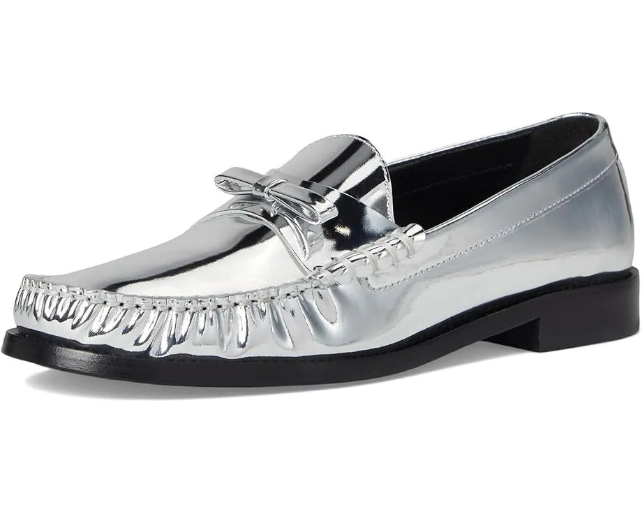 Лоферы Lottie Bow с декоративным бантом на устойчивом каблуке