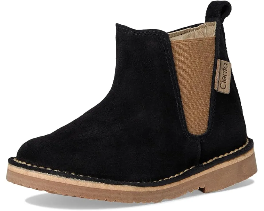 Детские ботинки Cienta Kids Shoes из замши на молнии с эластичной вставкой