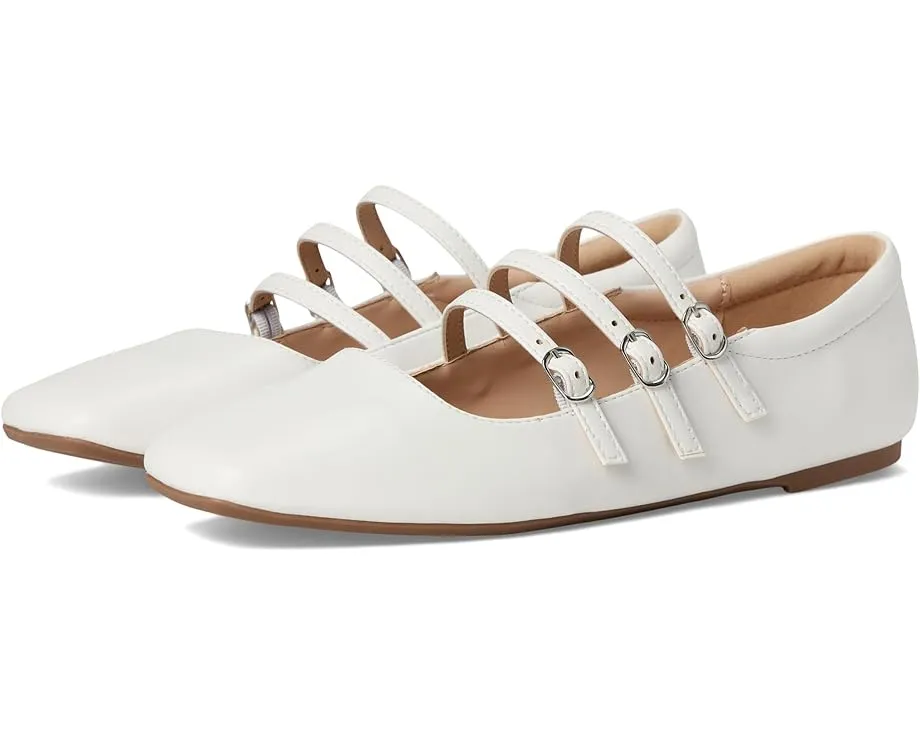 Туфли Journee Collection Darlin в стиле Мэри Джейн с квадратным носком и несколькими ремешками