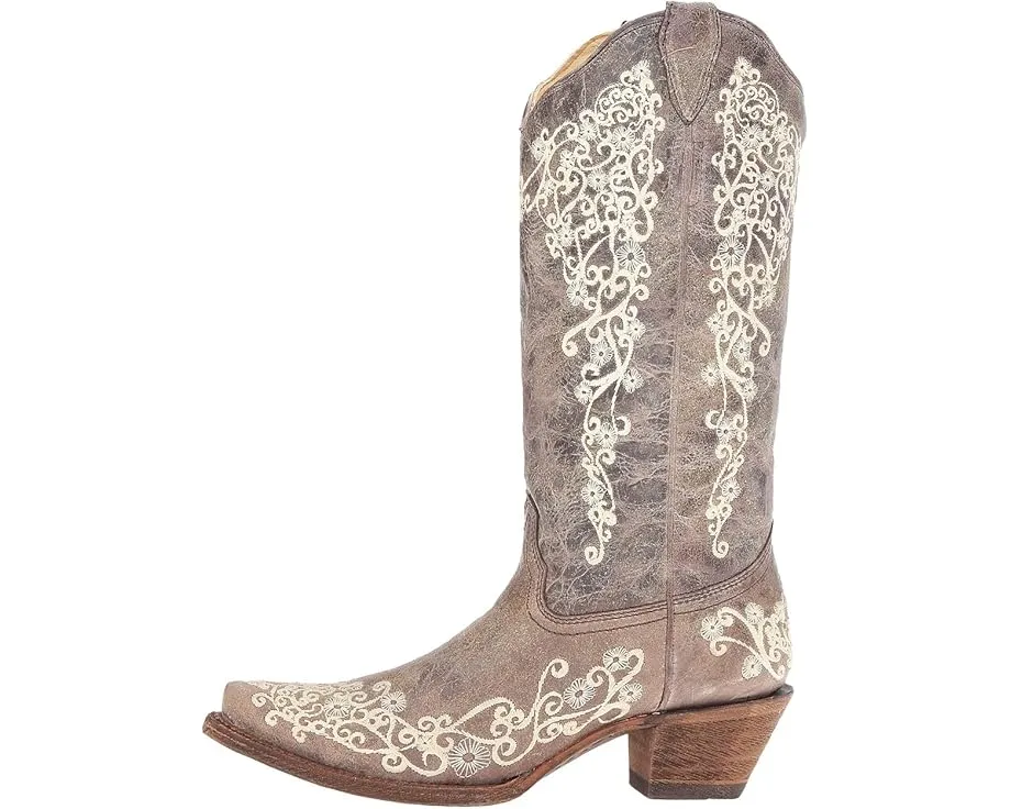 Ковбойские сапоги Corral Boots A1094 с вышивкой цветочным узором