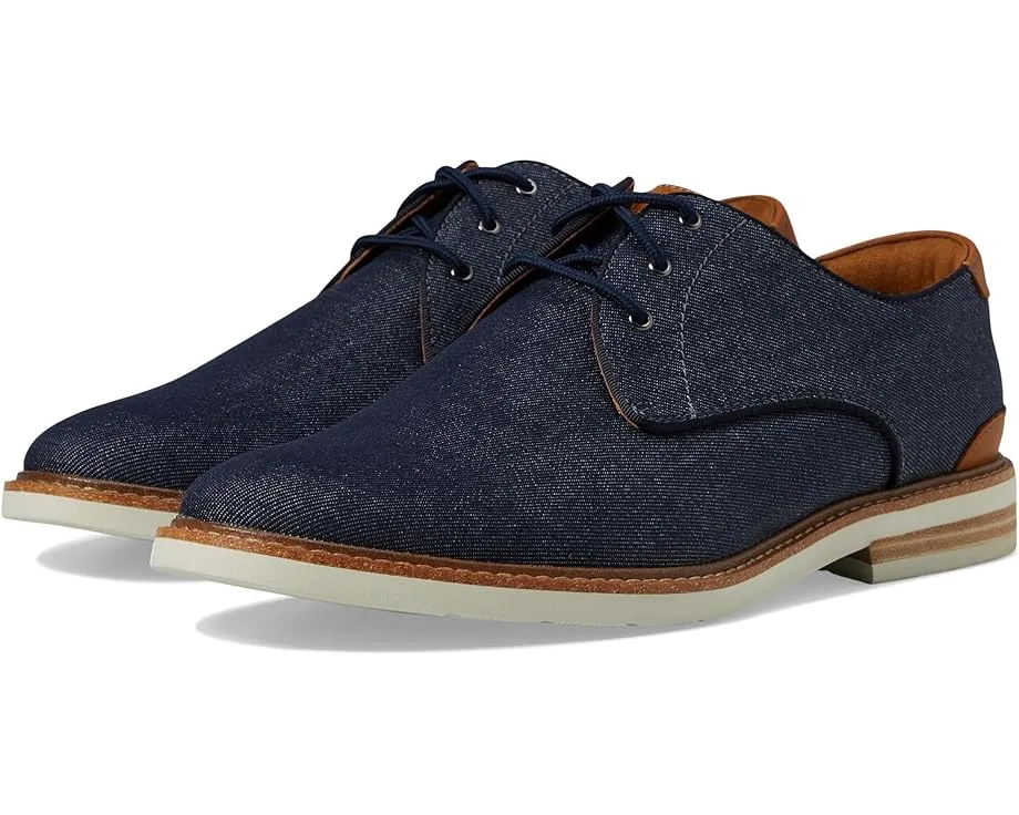Оксфорды Florsheim Highland Canvas Plain Toe из холста с кожаными вставками
