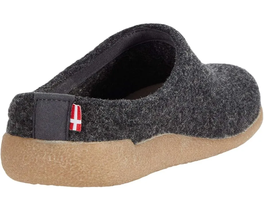 Домашние тапочки Sanita Lodge Slide с войлочным верхом и пробковой стелькой