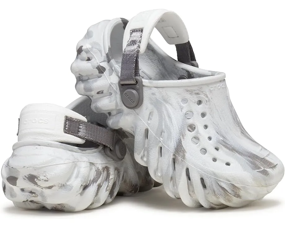 Кроксы Crocs Echo Clogs для детей с литой подошвой и стелькой LiteRide