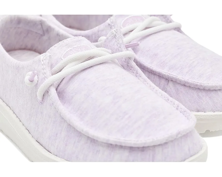 Hey Dude Kids Wendy Y Stretch Jersey Lilac с мягким эластичным верхом