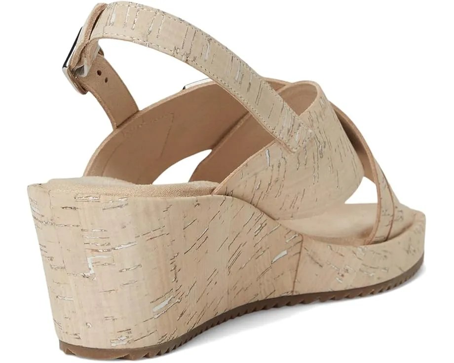 Vaneli Cadesh сандалии на танкетке из пробки с открытым мыском