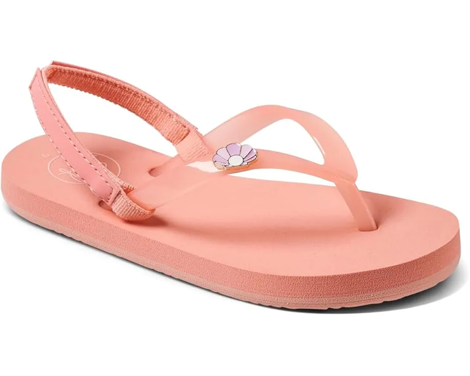 Детские шлепанцы Reef Little Charming с эмалевым украшением