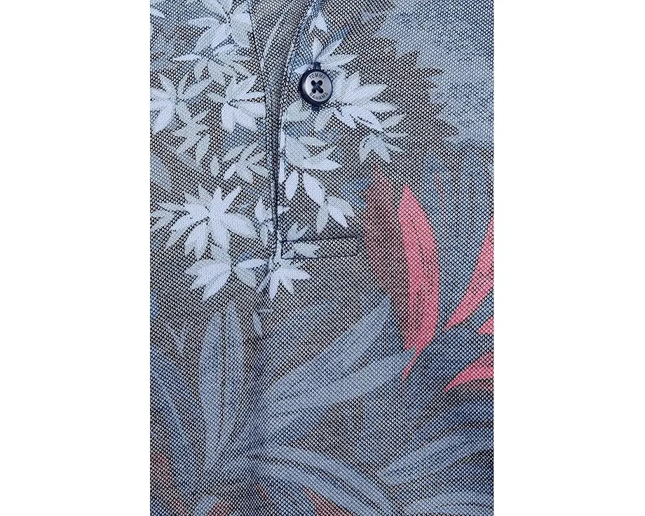 Polo Tommy Bahama Geneva Jungle с тропическим принтом и защитой UPF 30