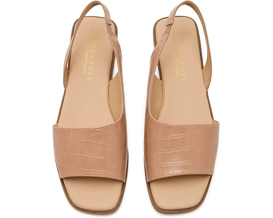 Сандалии Journee Collection Brinsley с плоской подошвой и квадратным носком