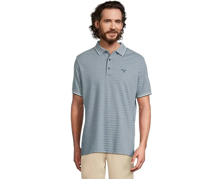 Polo Barbour Taverham Performance с двухтонным переплетением и жаккардовым воротником