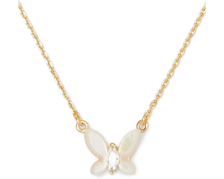 Подвеска Social Butterfly с кубическим цирконием и замком лобстер