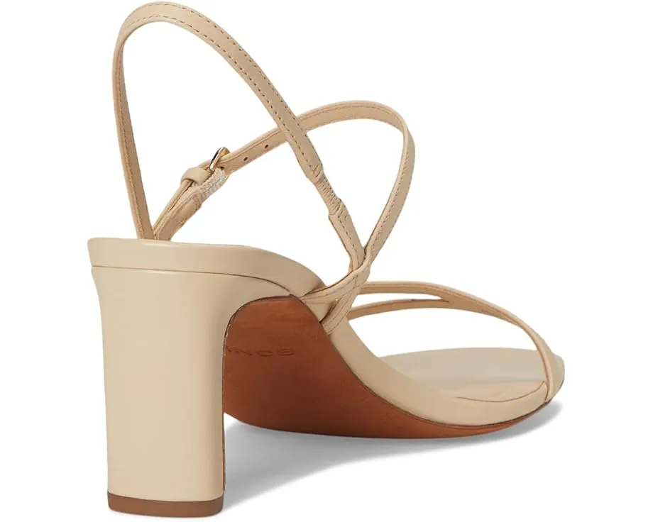 Сандалии Vince Marcela Strappy с ремешками под крокодила и квадратным каблуком