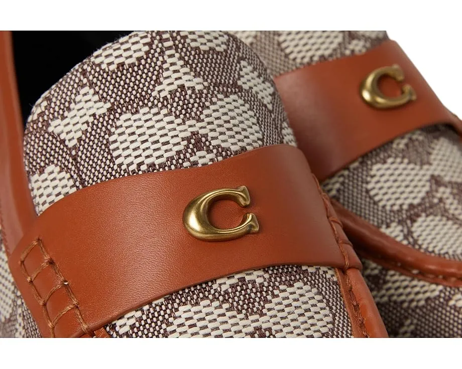 COACH Лоферы Natalie из текстильного жаккарда с квадратным каблуком