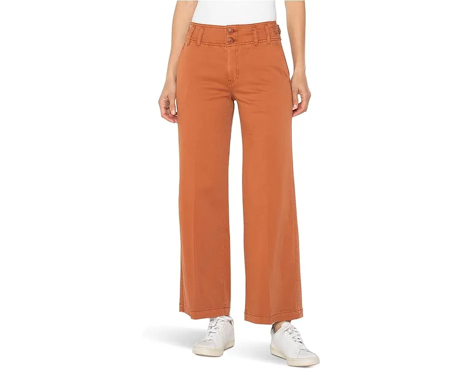 Брюки Liverpool Los Angeles High-Rise Cinch Waist с широкими штанинами