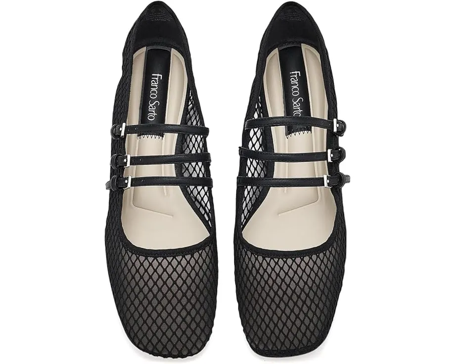 Балетки Tatum с тремя ремешками и пряжкой от Franco Sarto