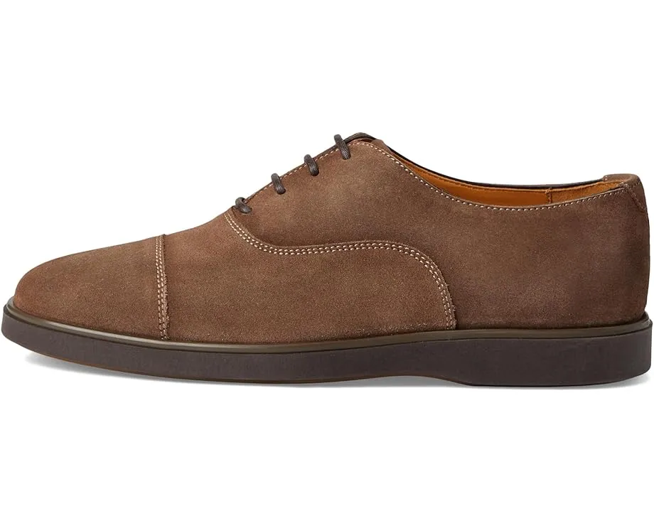 Оксфорды Magnanni Landis из замши с мыском мокасина и водостойкой конструкцией