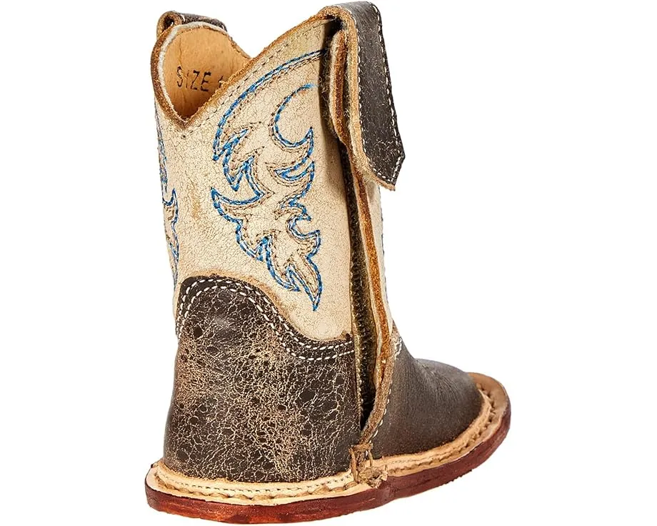 Детские вестерн-ботинки Roper Cowbabies Parker с квадратным мысом и липучкой