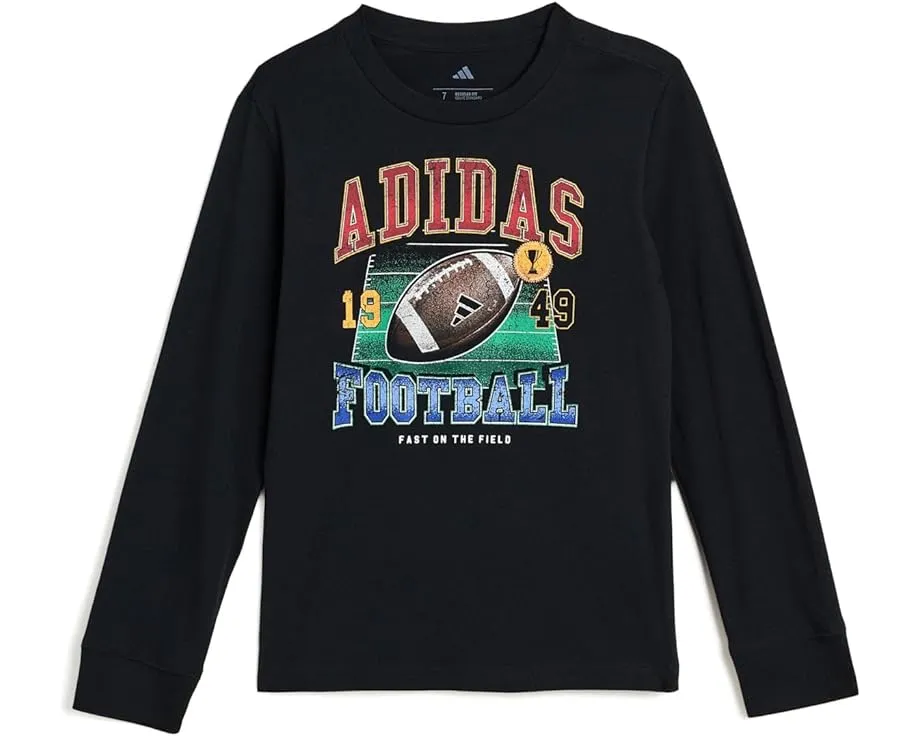 Adidas детская футболка с принтом Sport Graphic с длинным рукавом