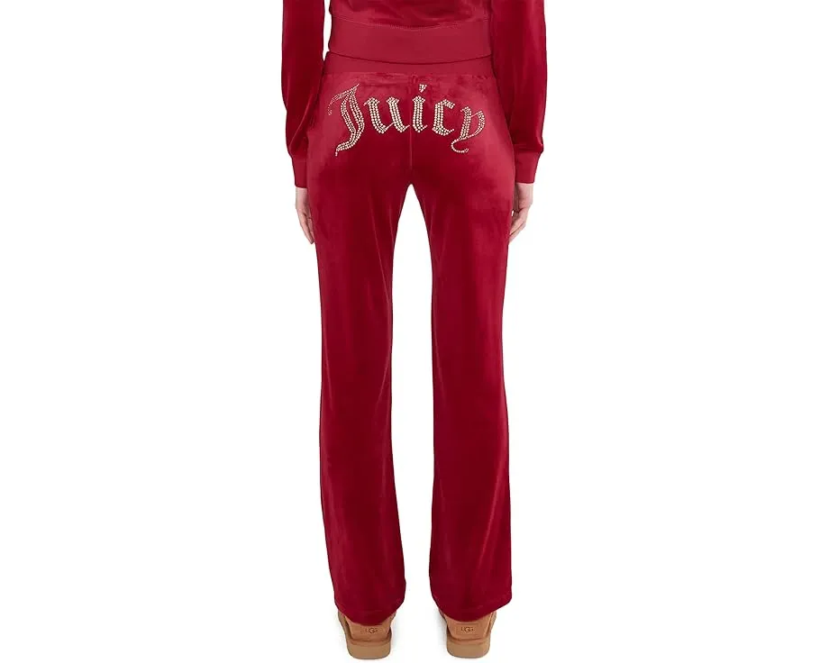 Juicy Couture Брюки Og Bling Track с эластичным поясом и мид-райз