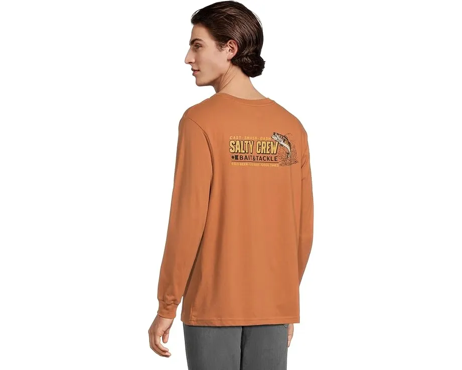 Футболка Live Bait с длинным рукавом Salty Crew из хлопка