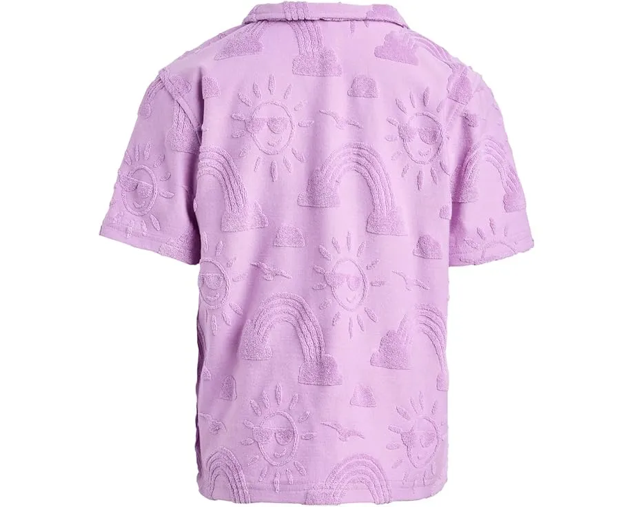 Appaman Kids Resort Shirt с короткими рукавами и воротником на пуговицах для мальчиков и девочек