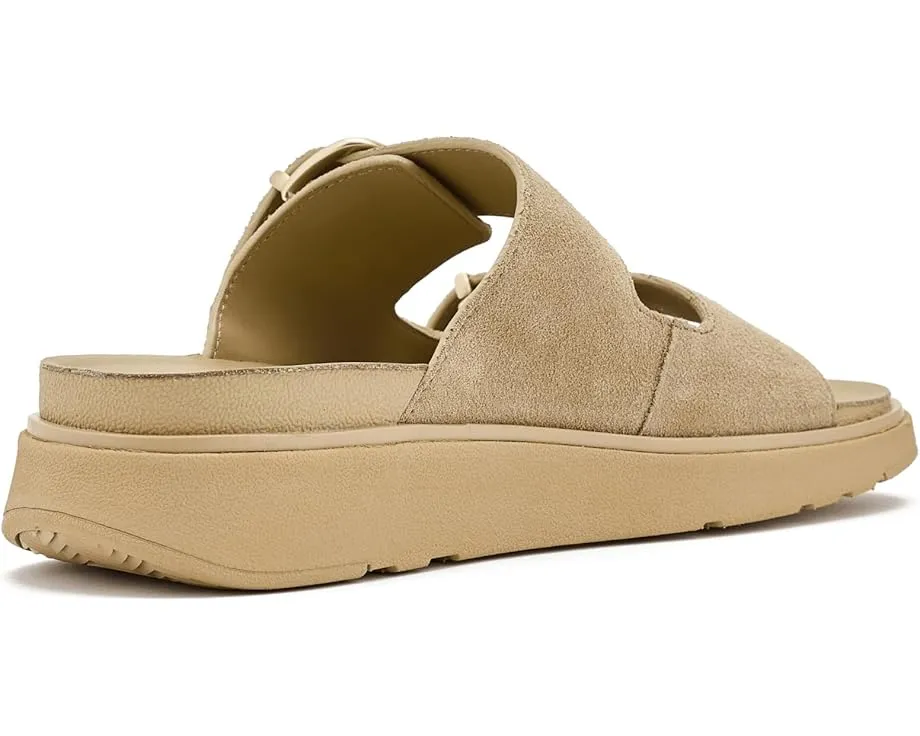 Сандалии FitFlop Gen FF Buckle Two Bar на платформе из замши