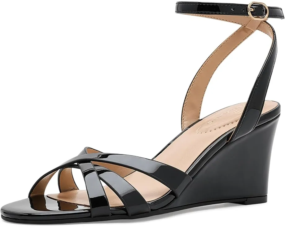 Сандалии Bandolino Adler на клиновидном каблуке с перекрещивающимися ремешками