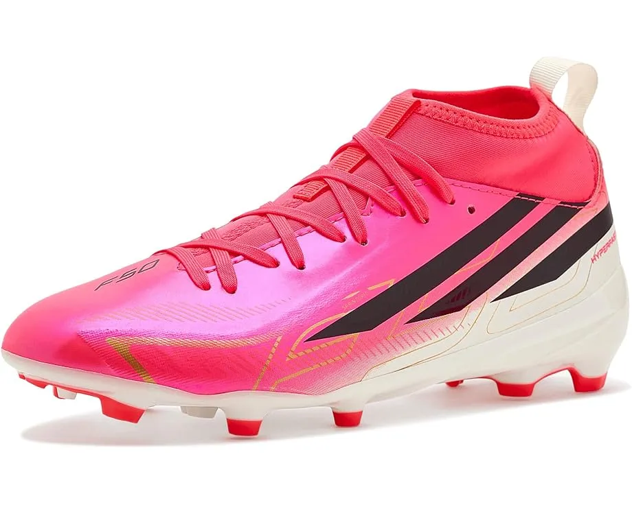 Adidas F50 Hyperfast League Mid Firm Ground детские бутсы с пулл-табом