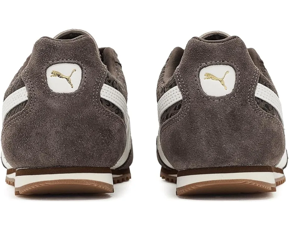 Кроссовки Puma Arizona Cat из замши с анималистичным принтом в бронзово-белых тонах