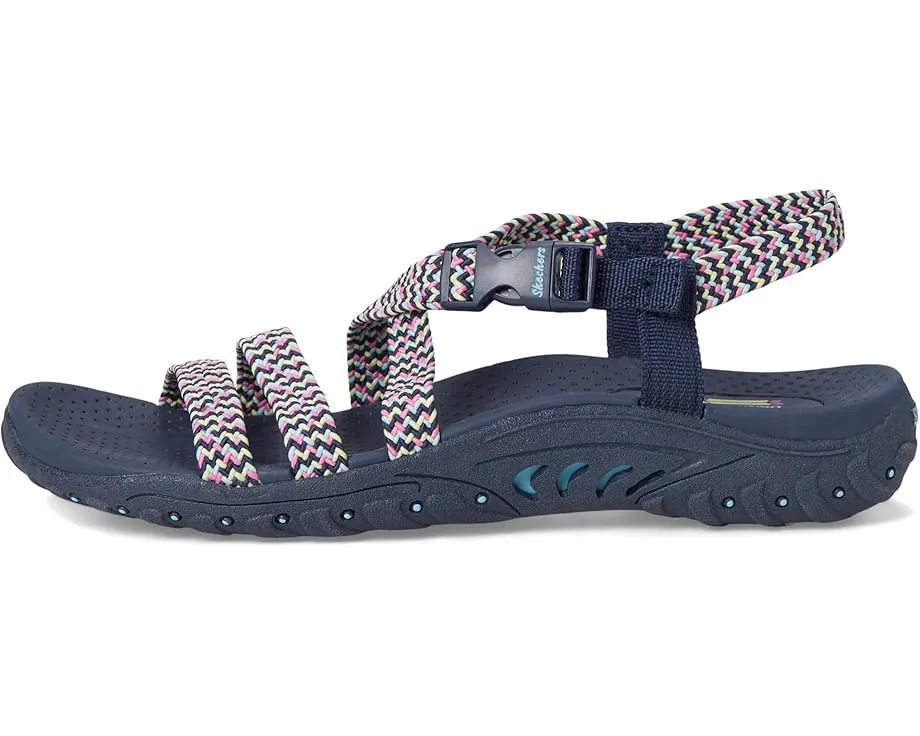 Трекинговые сандалии Skechers Reggae Adore You с быстрой застежкой и подошвой Reggae