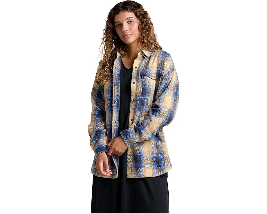 Куртка-рубашка Toad&Co Conifer с пониженной линией плеч и трикотажной подкладкой