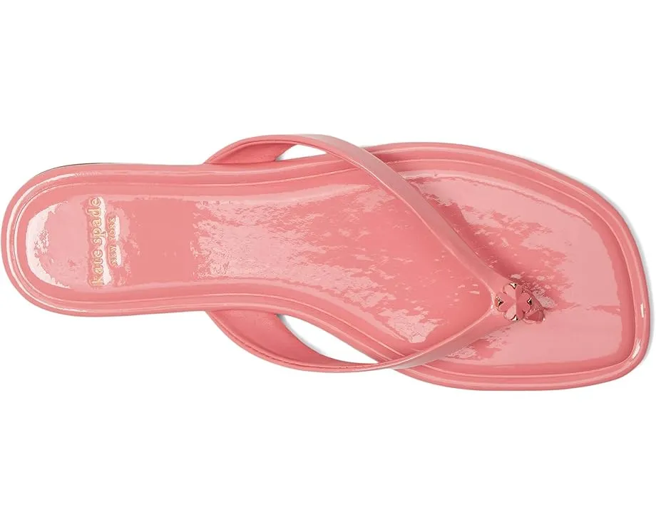 Kate Spade New York шлепанцы Spade Flower Flip Flop с цветочным мотивом