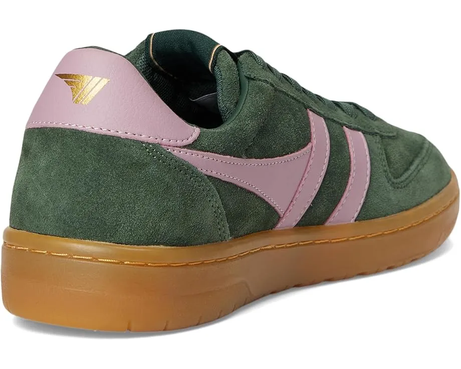 Замшевые кроссовки Gola Hawk Suede '86 с кожаными полосами